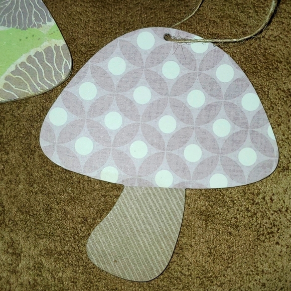 Antler Haven Designs Hanging Mushroom Ornaments Set of 4 - Picture 5 of 8